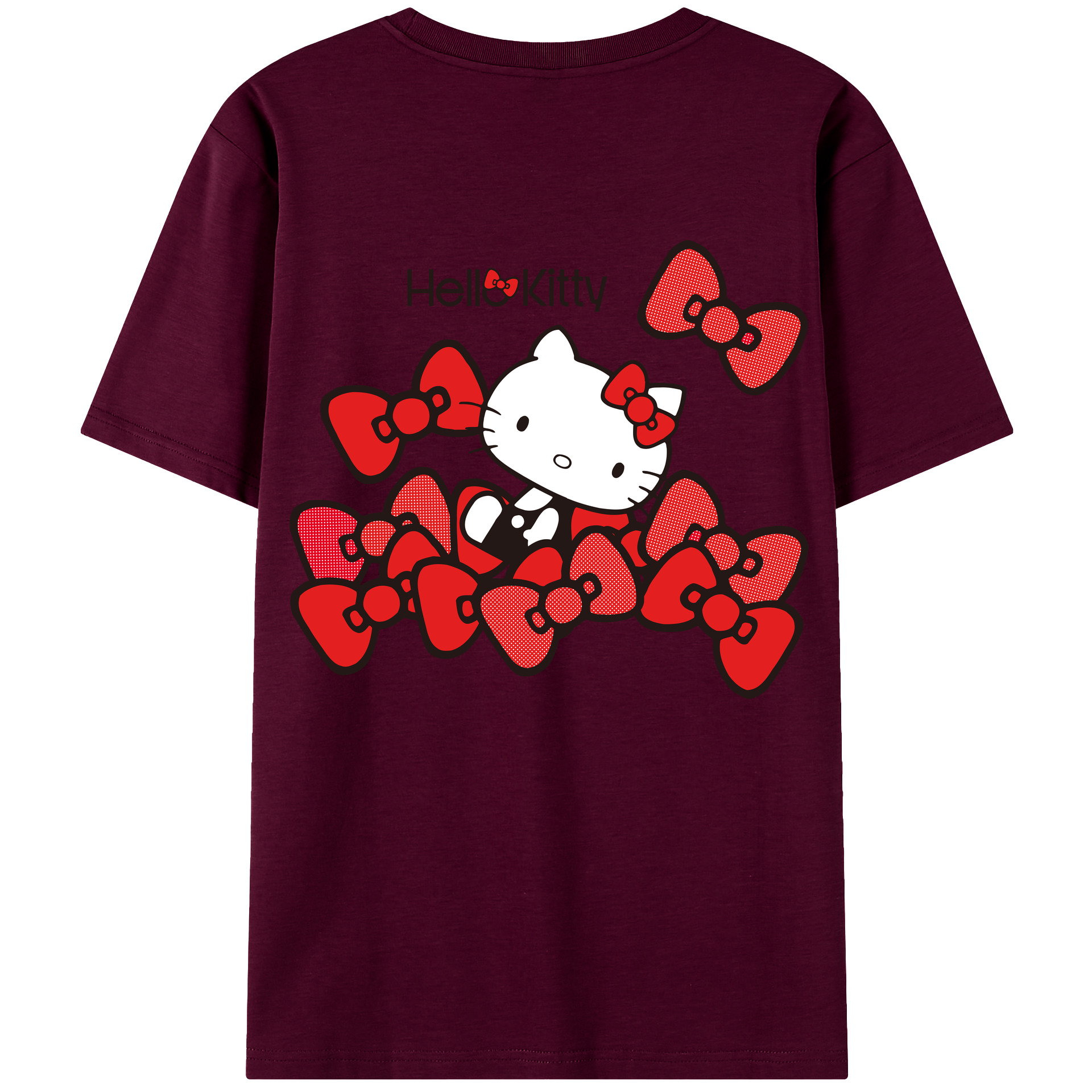 （画像用） アンパンマン Anpanman レディース半袖Tシャツ(バックプリント)